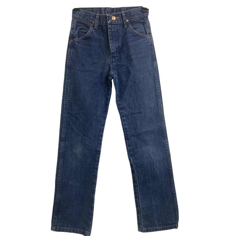 Wrangler Youth 12 Slim Cowboy Cut Denim Jeans Western Equestrian Casual‎